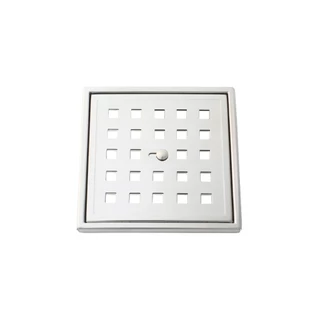 Grelha Ralo Click Aço Inox 10x10 Inteligente Banheiro Quadrado Cromado