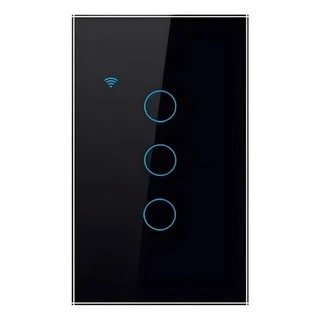 Interruptor 4x2 Vidro Touch 4 Botões Inteligente Wifi Tuya