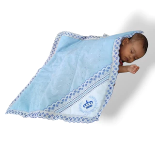 MANTA LESE MANTINHA BEBÊ PASSEIO MENINO MENINA BORDADA COM ENCHIMENTO