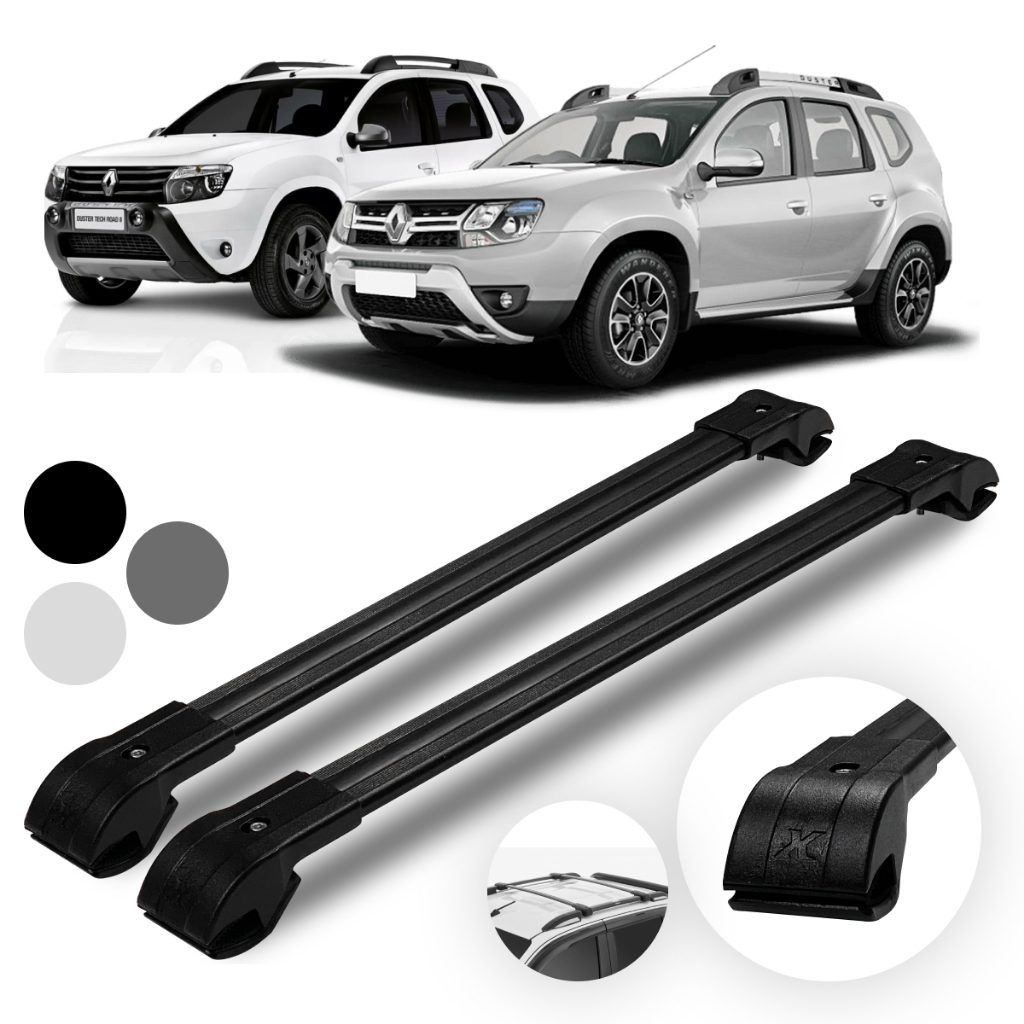 Rack de Teto Travessa Bagageiro Renault Duster ou Oroch 2011 2012 2013 ...