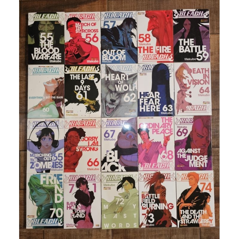 Mangás Bleach Coleção Guerra dos Mil Anos (Vols. 55 a 74) | Shopee