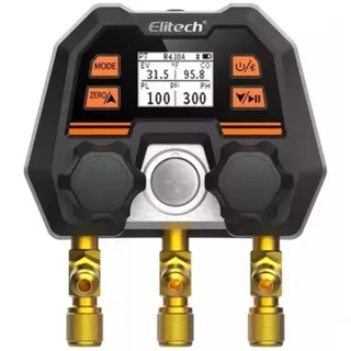 Manifold Digital Elitech Ms-100 Bluetooth 2 vias com estojo promoção Ar condicionado
