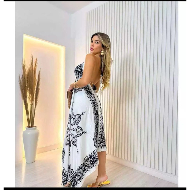 vestido frente única