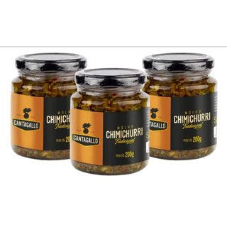 Molho Chimichurri 200g - Molho Para Churrasco Kit Com 3 Und