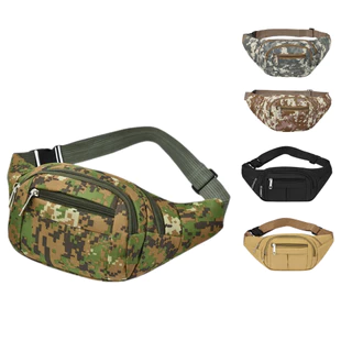 Pochete Bolsa Camuflado Militar Exército Cintura Regulável