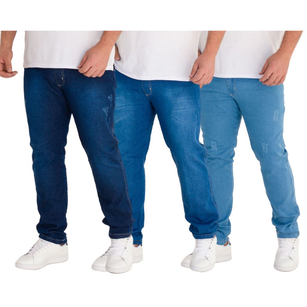 Calça Skinny CalÇa Jeans Masculina Tamanho 50 Calca Jeans