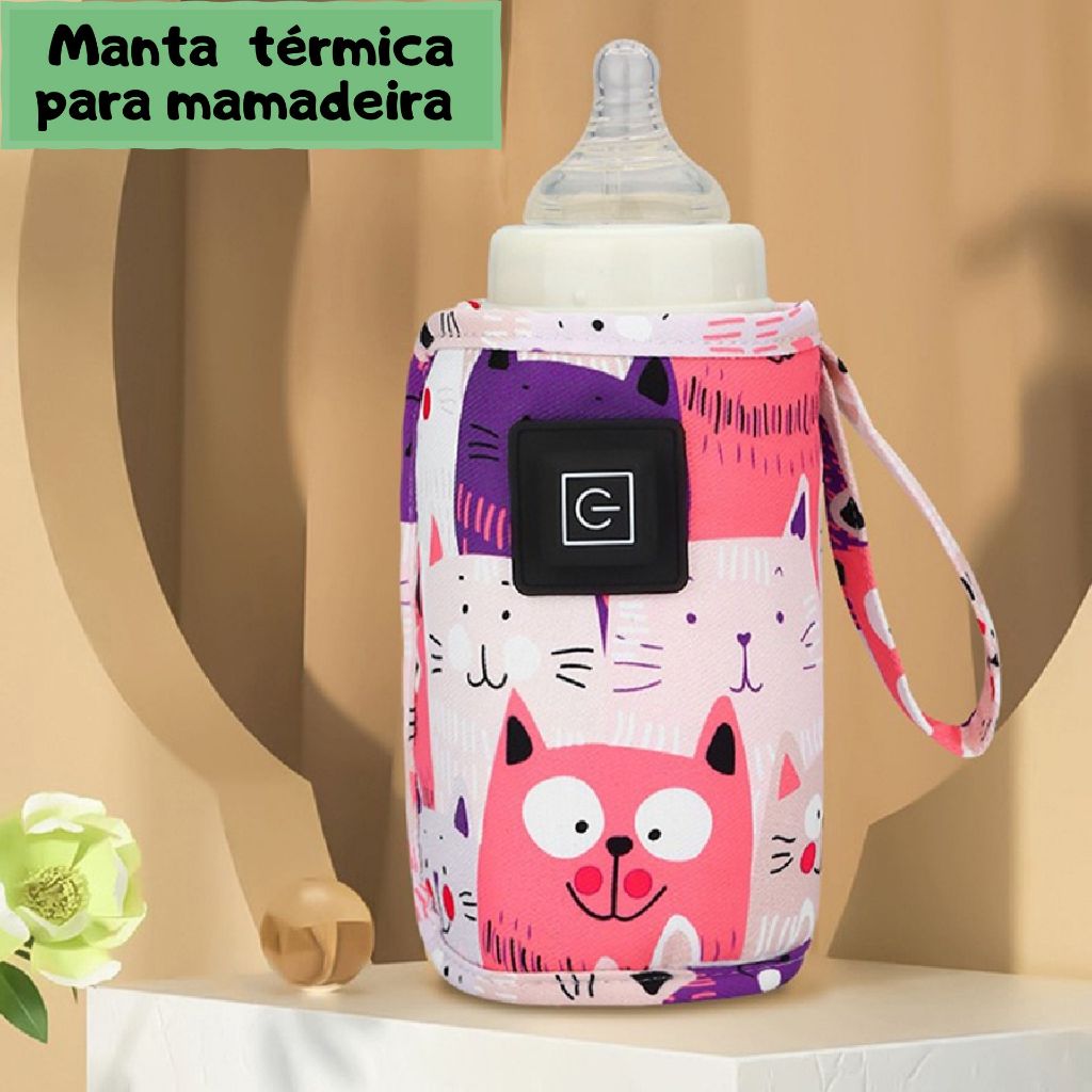 Aquecedor De Mamadeira Leite Materno Portátil Ajustável Para Biberões ...