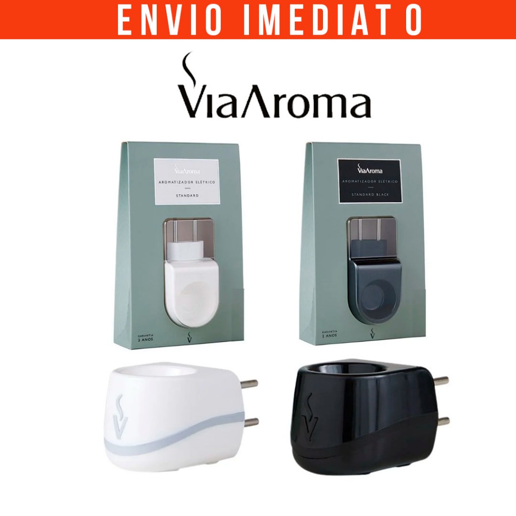 Aromatizador Elétrico Via Aroma Difusor Cores