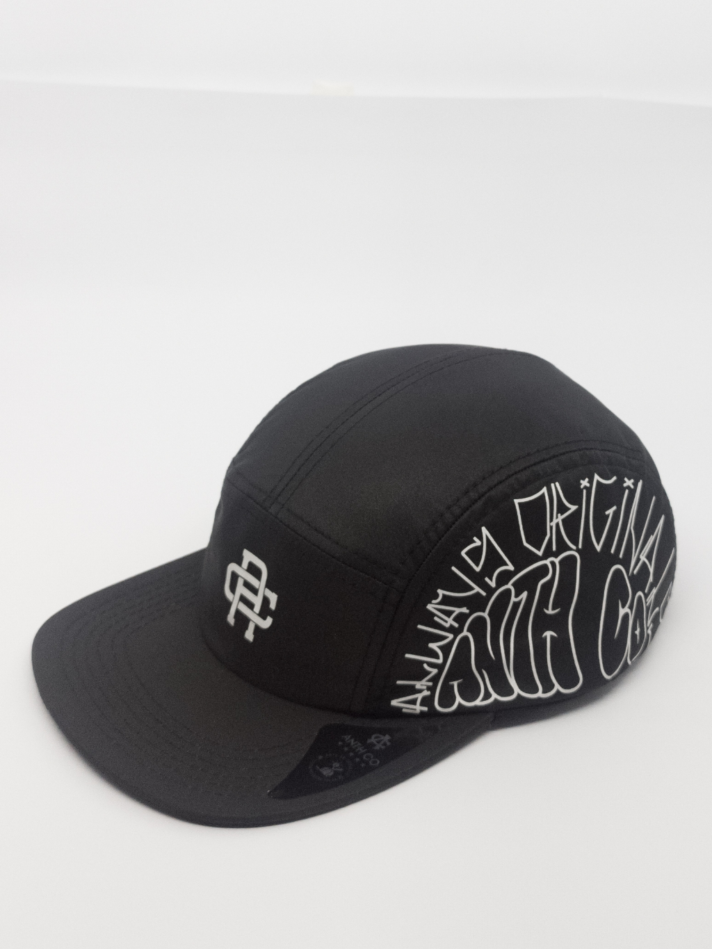 Boné Anth Co 5P Five Panels Strapback Draw Preto | Shopee Brasil