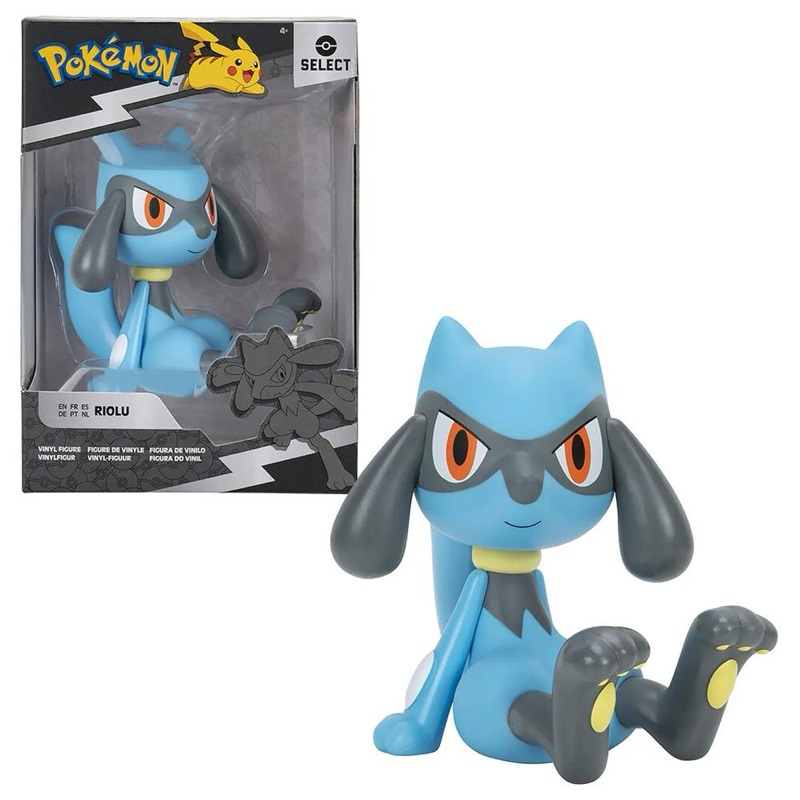 Boneco Pokemón Select Riolu 10cm Vinil Sunny Original | Shopee Brasil