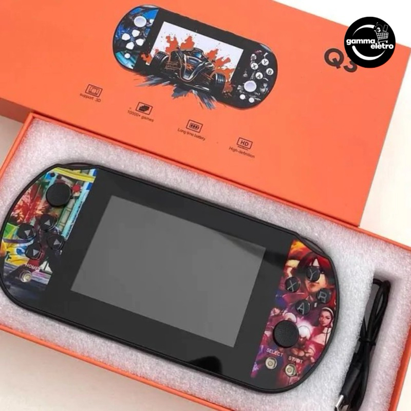 Game Retrô Portátil Q3 10000 Jogos
