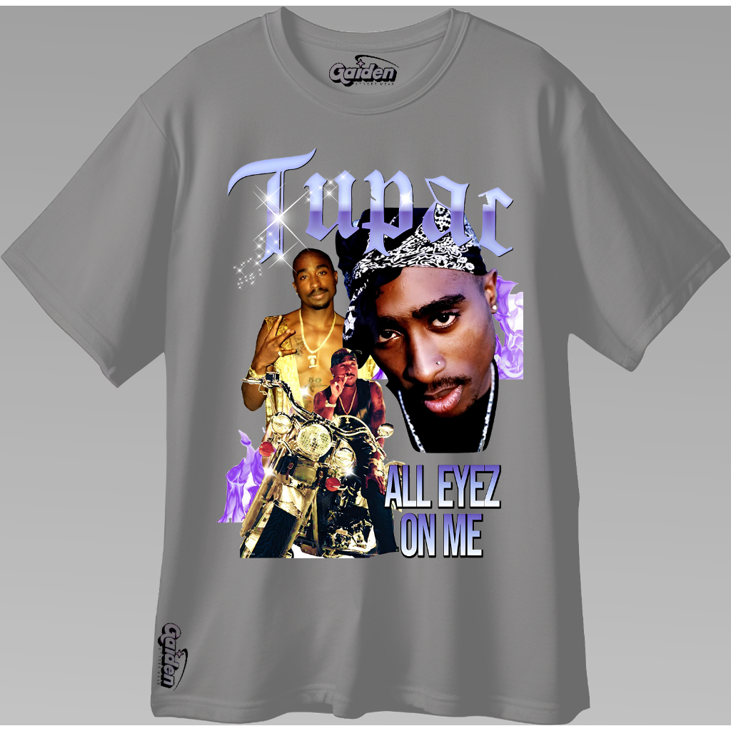 Camisa Streetwear 2Pac Tupac Shakur Camiseta All Eyez On Me