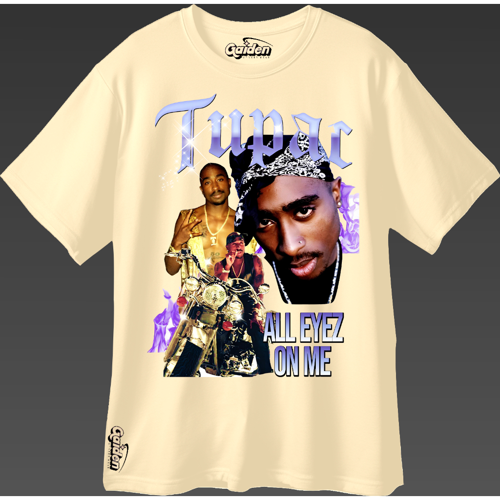 Camisa Streetwear 2Pac Tupac Shakur Camiseta All Eyez On Me