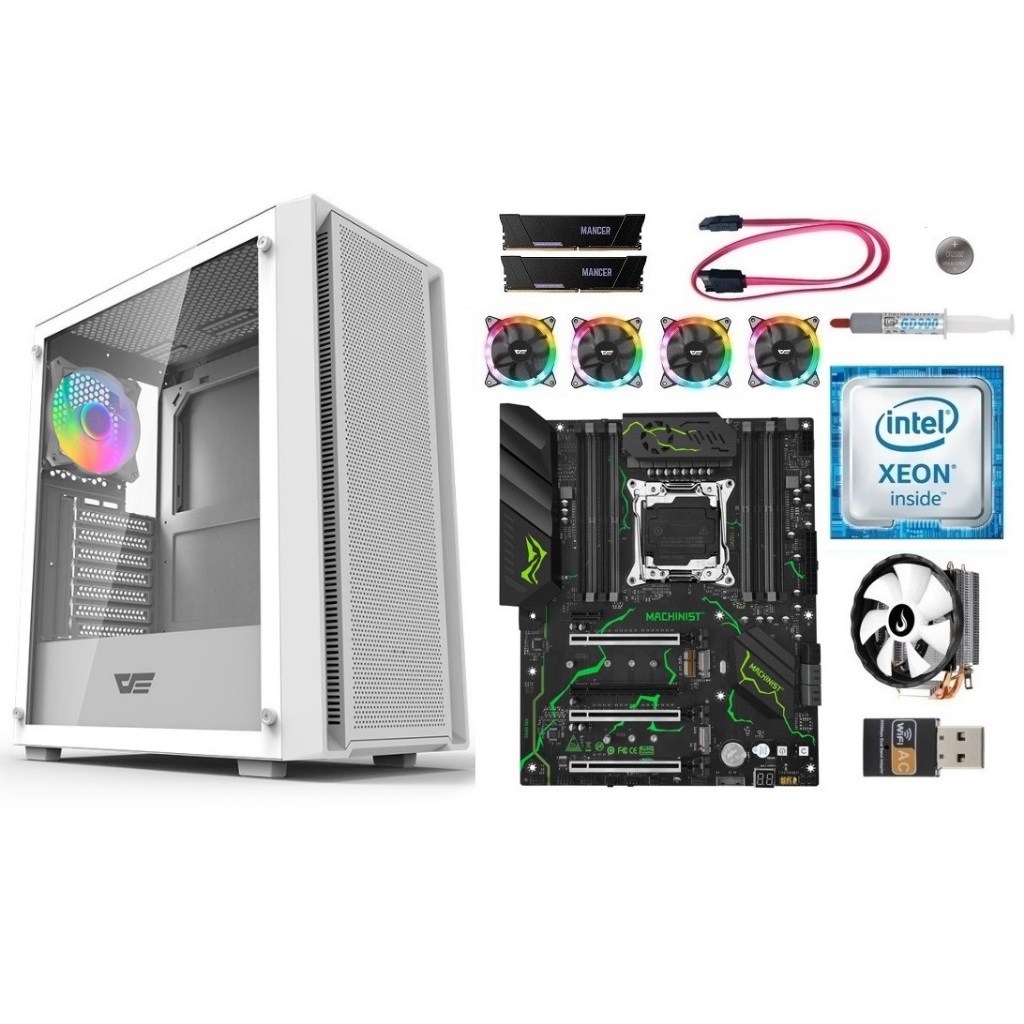 Kit Gamer X99 Xeon E5 2620v4/ 8GB-16GB-32GB DDR4/ Cooler + Gabinete ...