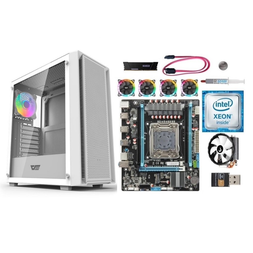 Kit Gamer X99 Xeon E5 2620v3/ 8GB-16GB-32GB DDR4/ Cooler + Gabinete ...