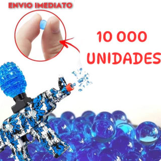 Bolinha de Gel para Arminha de Brinquedo 7-8mm Orbes de Gel Bola Cresce na Água entrega rapida