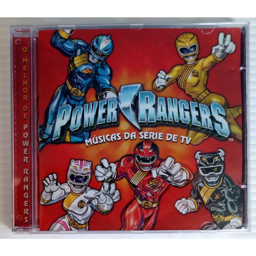 Cd Power Rangers Músicas Da Séria De TV | Shopee Brasil