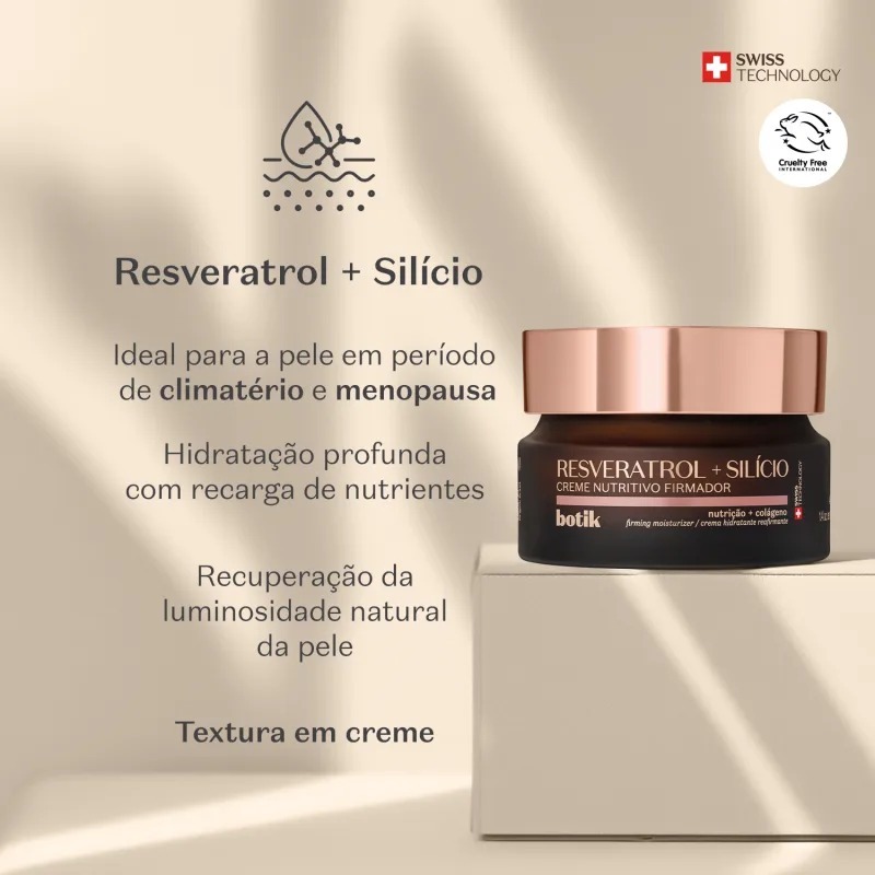 Creme Nutritivo Firmador Botik Resveratrol E Silício 40g | Shopee Brasil