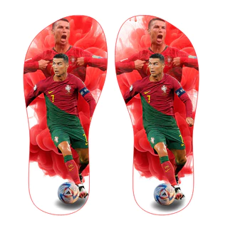 CR7 CHINELO SANDALIA CRISTIANO RONALDO 4 IMAGENS EM ALTA DEFINIÇÃO