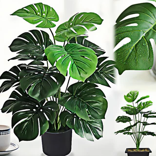 Árvore Artificial Com 24 Folhas Costela De Adão De 85cm