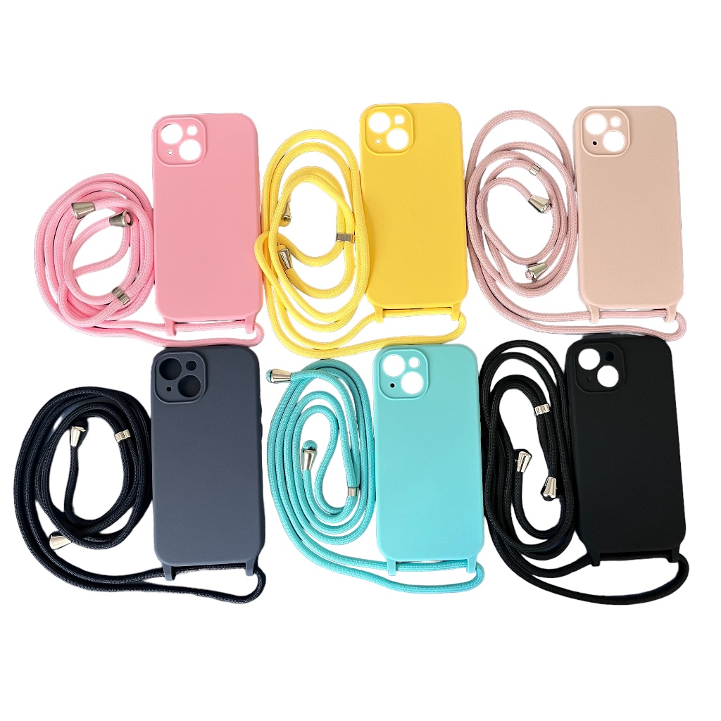 PekaTech Custodia con Collana per LG G6, Cover Trasparente Morbido Silicone con Cordino Case con Laccio Tracolla [Antiurto] [AntiGraffio] [Antiscivolo] TPU Case con Collana, Rosa