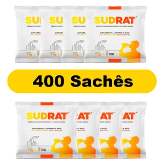 Repositor Hidroeletrolítico Isotônico Em Pó Sudrat 400 Sachês De 23g Cada (Repositor Energético)