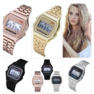 Relógio led Retrô Vintagem Unissex metal digital feminino e masculino