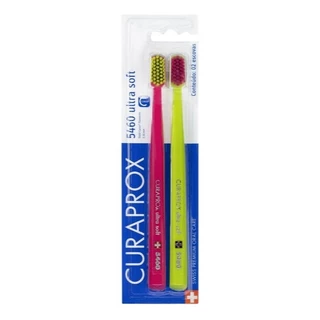Escova Dental Ultramacia Curaprox 5460 2 Unidades Ultra soft Macia *Cores Sortidas