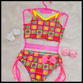 Biquíni Colorido e Super Estiloso - Moda Infantil e Feminina