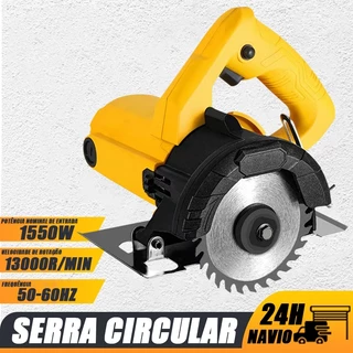 Serra Mármore Profissional Corta Piso 1300W Multifunções Super Pontente em Oferta na Shopee