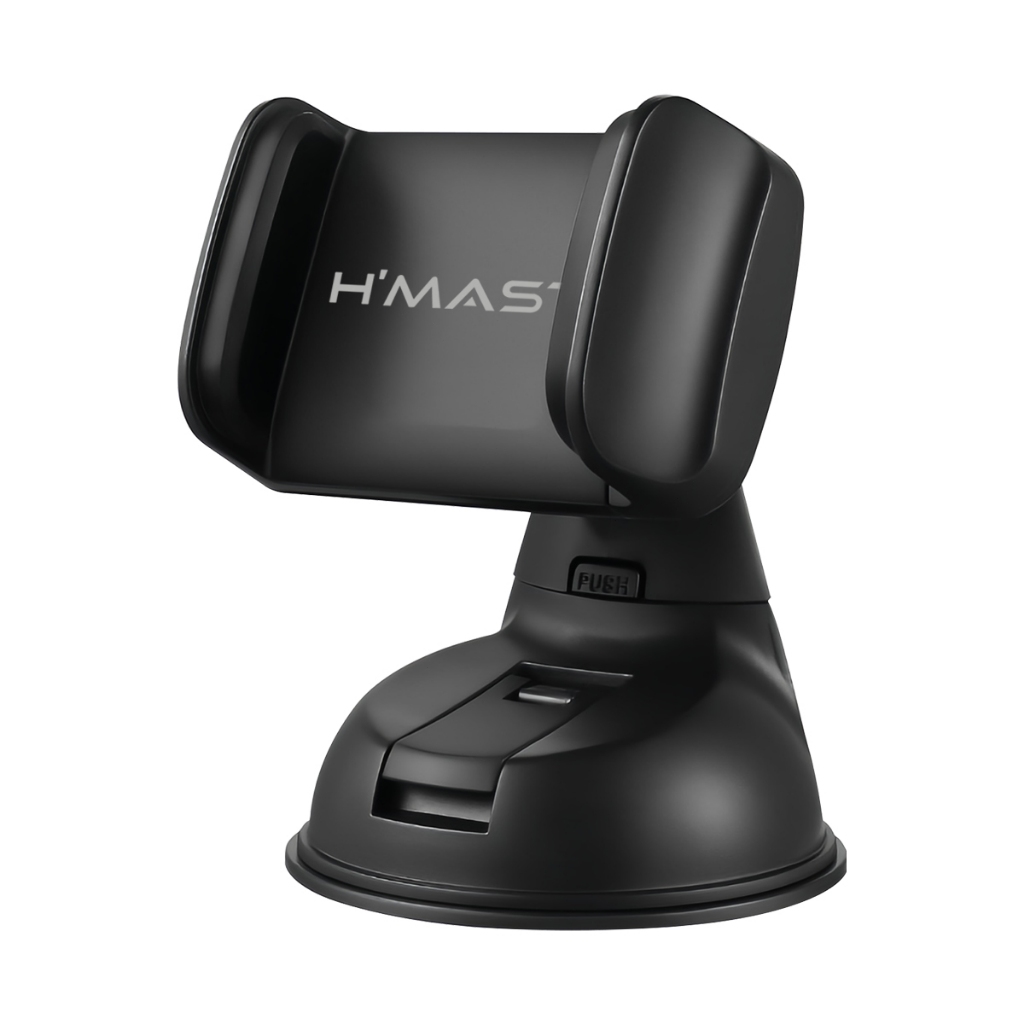 H'Maston CJ-10 Suporte Celular Veicular Carro Trava Ventosa Painel Vidro