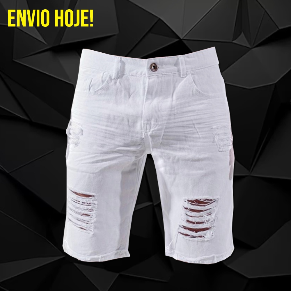 Shop bermudas masculinas desfiadas Hotsell Black Friday