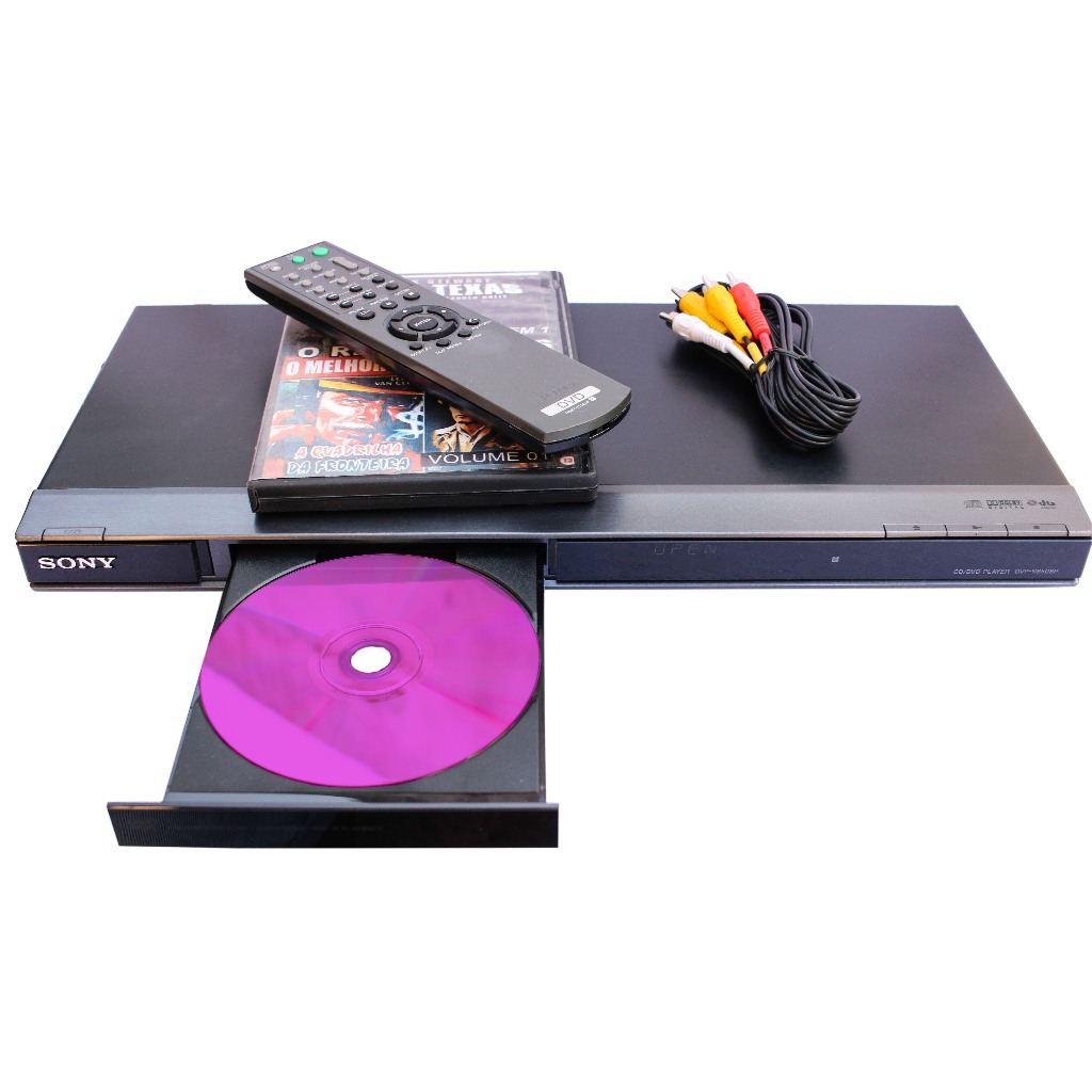 Aparelho De DVD Sony DVP-NS508P S-Video AV DTS Digital Aut 680