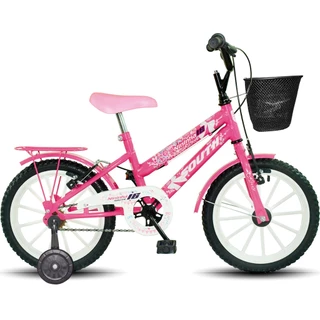 Bicicleta infantil Aro 16 meninas South Nininha Cesto e Paralama Rodinha em Oferta na Shopee