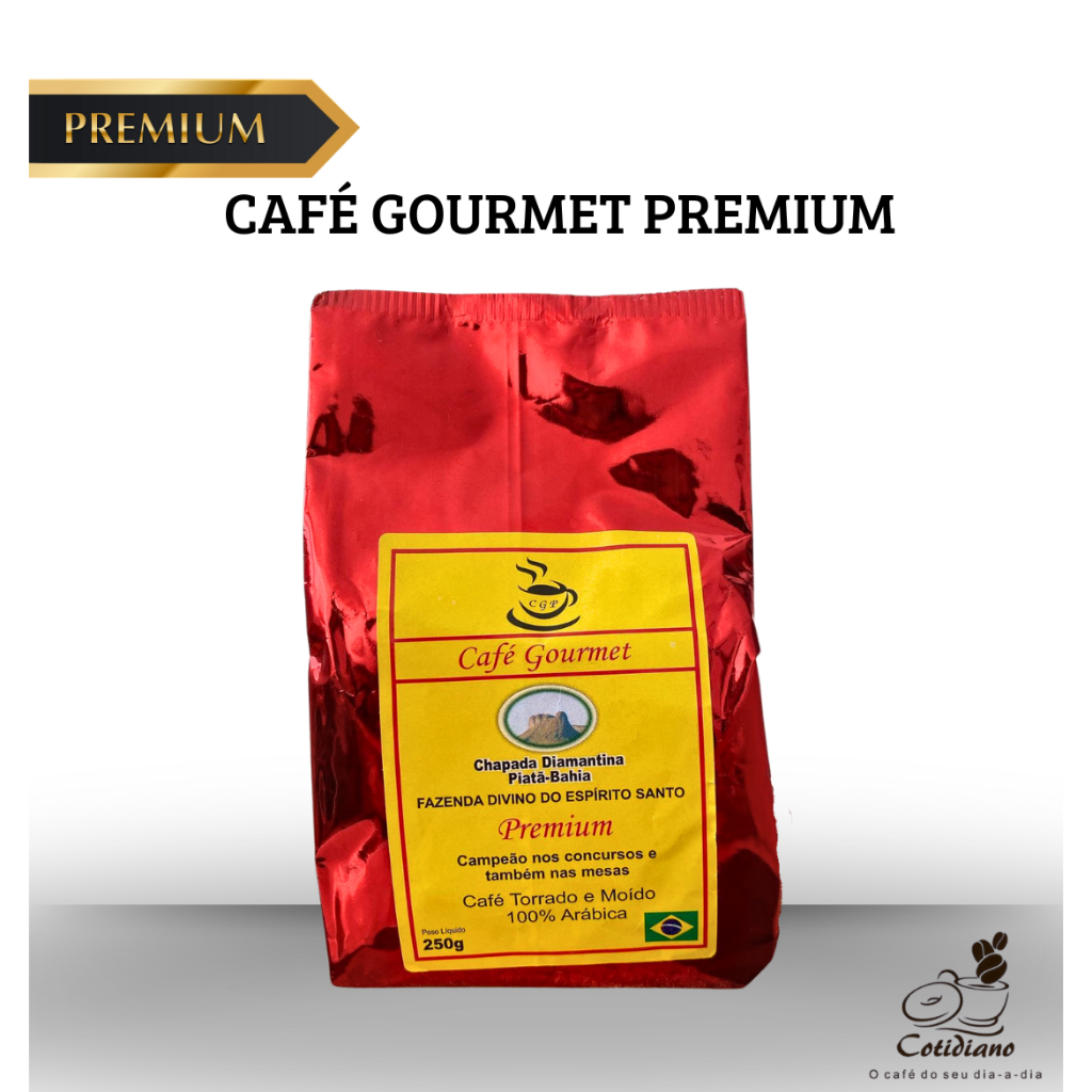 Café Gourmet Premium –100% Arábica - 250g | Piatã Chapada Diamantina ...