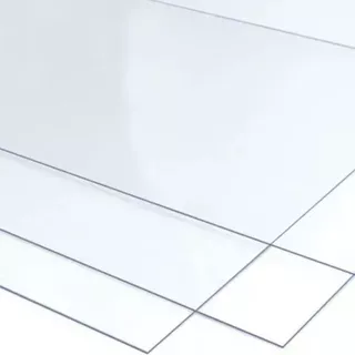 Placa Chapa Placa Pvc Transparente Cristal 120 X 60 Cm X 0,30mm Direto da Fabrica