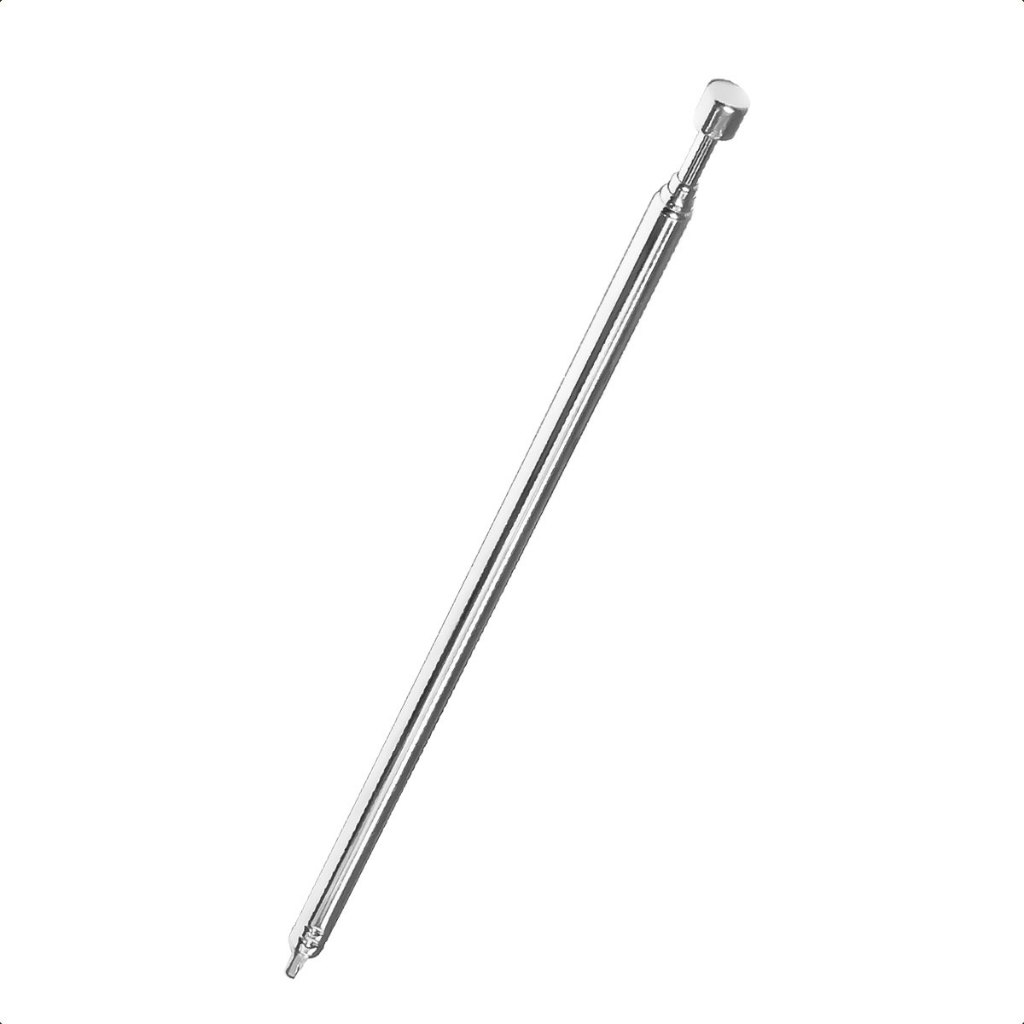 Antena Telescópica Haster para TV e Rádio com 18,5 cm extensível até 4 Estagios