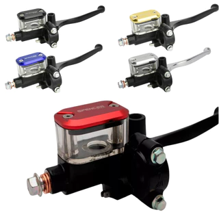 Burrinho de Freio Esportivo Reservatorio Vermelho Cg Titan YBR PCX Honda Yamaha 125 a 350