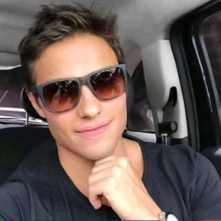 Óculos de sol masculino quadrado lente marrom ou preta acessórios Para Homen Acetato UV400