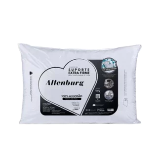 Travesseiro Altenburg Suporte Extra Firme Ideal Para Dormir De Lado Percal 180 fios
