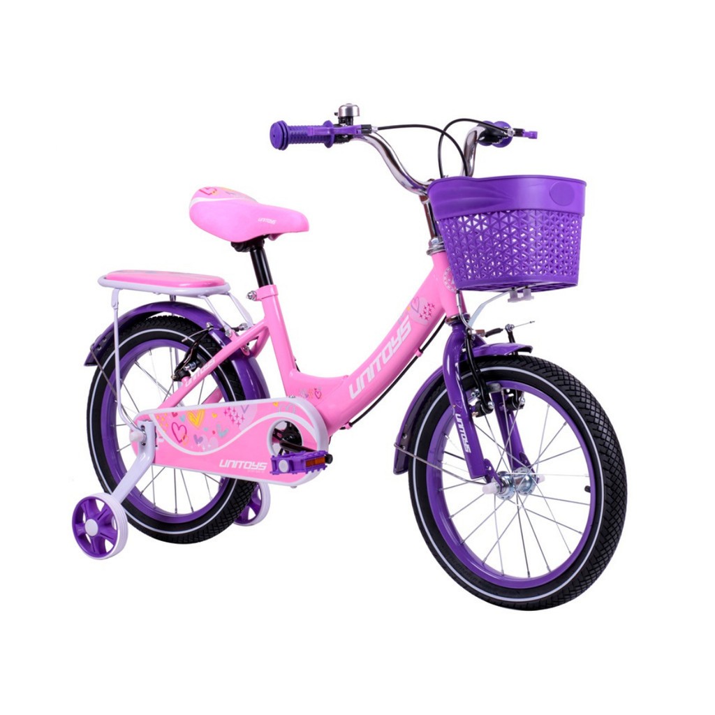 Bicyclette Minnie Huffy 16 Pouces – Pour Fille 5-8 Ans, 110-120 Cm, Avec Panier Et Siège Poupée