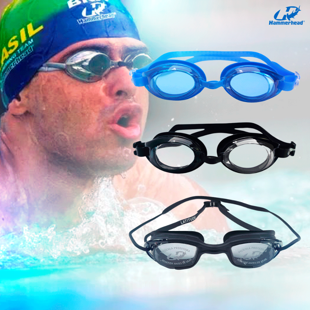 Óculos de Natação Adulto Hammerhead Original | Shopee Brasil