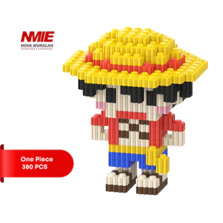Blocos de Montar One Piece - 380 Peças Nanoblocos!