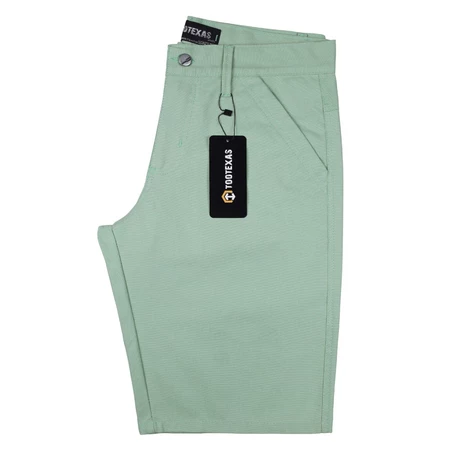 Bermuda social masculina lisa 100% algodão