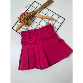 Shorts Saia em linho de lacinho, super estiloso para meninas modernas.