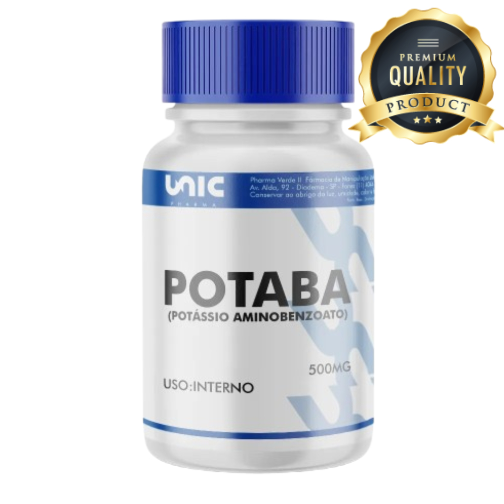 Potaba (potássio Aminobenzoato) 500mg C/60 Cápsulas | Shopee Brasil