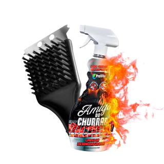 Kit Limpa Grelha (Desengordurante Alta Eficiência + Escova Limpa Grelha)