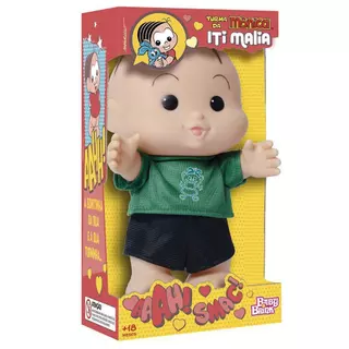 Boneco Turma da Mônica Cebolinha Iti Malia - 25cm Baby Brink