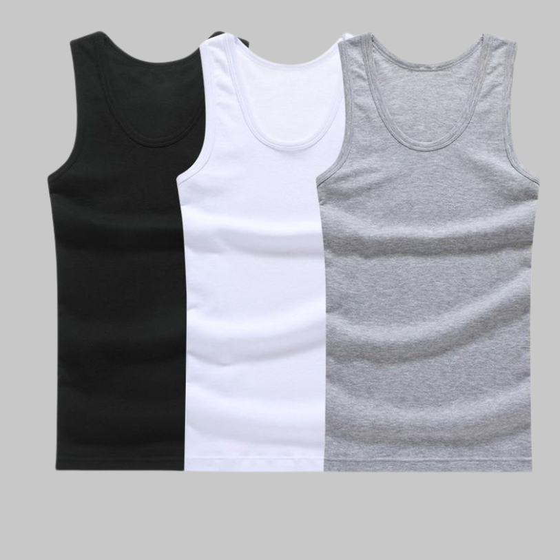 Kit 2 Regata Masculina Canelada Americana Básica