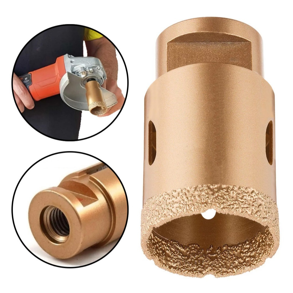 Serra Copo Diamantada 32mm Eixo M14 para Lixadeira Amatools | Shopee Brasil